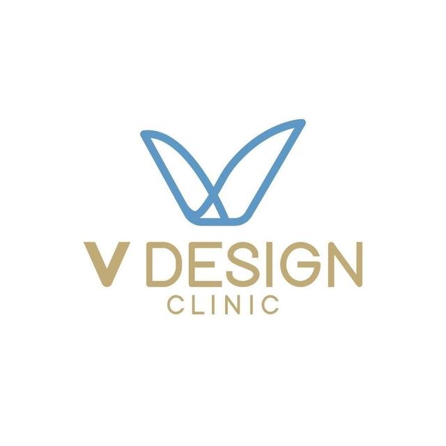 V DESIGN CLINIC logo