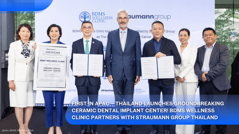 Logo for News - First in APAC – Thailand Launches Groundbreaking Ceramic Dental Implant Center! BDMS Wellness Clinic Partners with Straumann Group Thailand