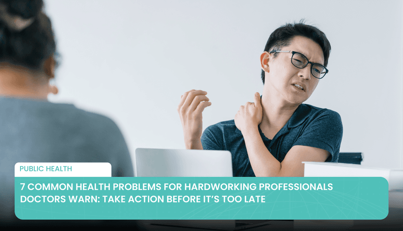 Logo for News - 7 Common Health Problems for Hardworking Professionals   Doctors Warn: Take Action Before It’s Too Late