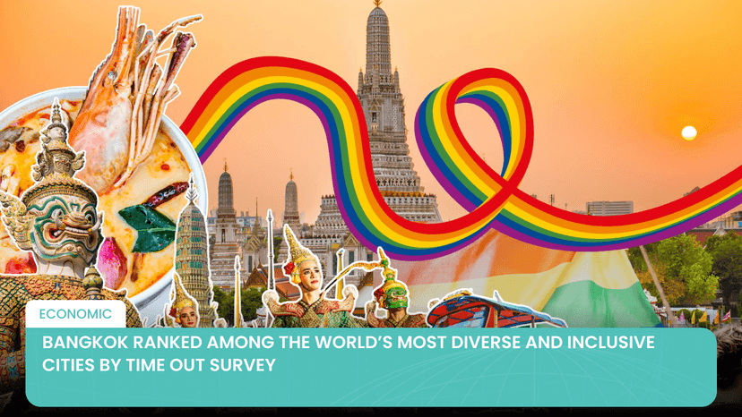 Logo for News - Bangkok Ranked Among the World’s Most Diverse and Inclusive Cities by Time Out Survey