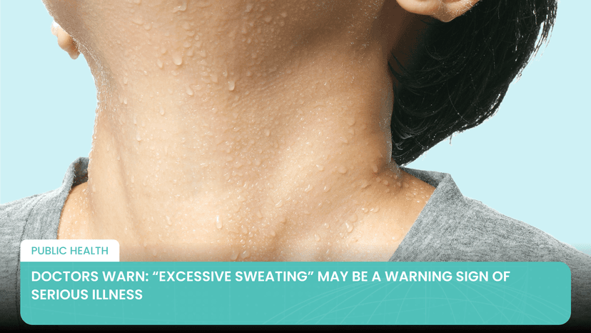 Logo for News - Doctors Warn: “Excessive Sweating” May Be a Warning Sign of Serious Illness