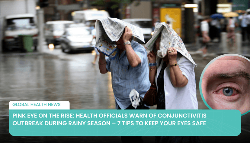 Logo for News - Pink Eye on the Rise: Health Officials Warn of Conjunctivitis Outbreak During Rainy Season – 7 Tips to Keep Your Eyes Safe