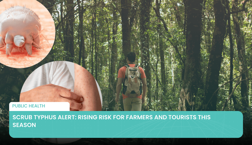 Logo for News - Scrub Typhus Alert: Rising Risk for Farmers and Tourists This Season