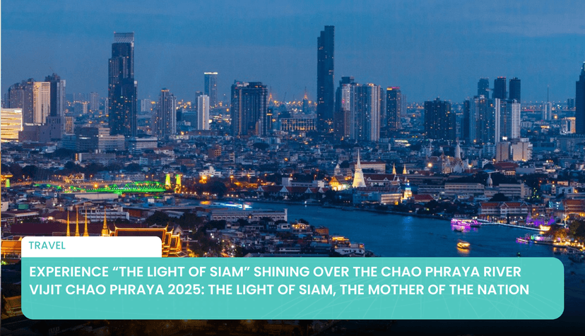 Logo for News - Experience “The Light of Siam” Shining Over the Chao Phraya River Vijit CHAO PHRAYA 2025: The Light of Siam, The Mother of the Nation