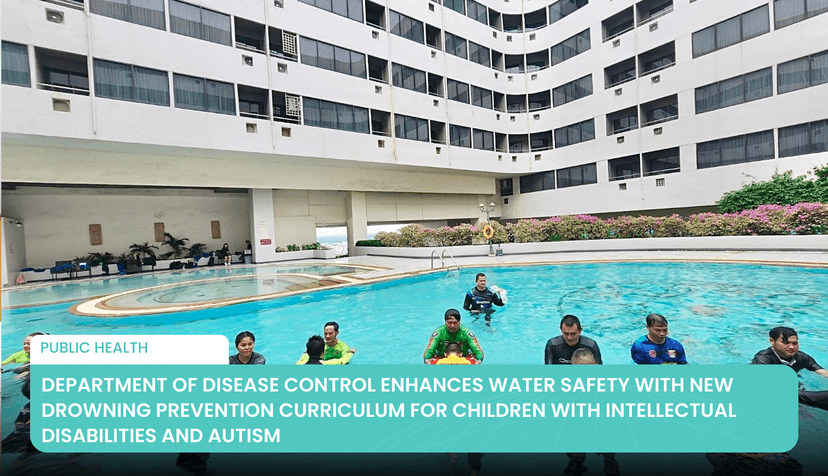 Logo for News - Department of Disease Control Enhances Water Safety with New Drowning Prevention Curriculum for Children with Intellectual Disabilities and Autism