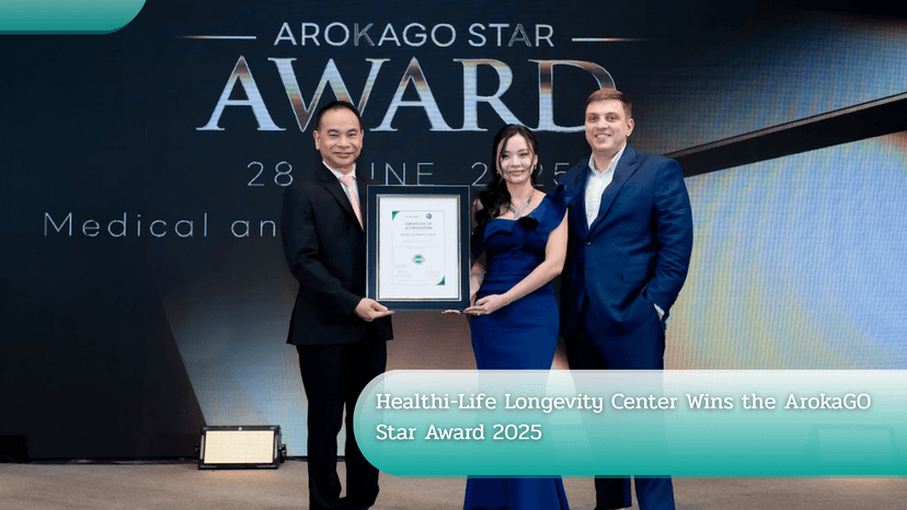 Logo for News - Healthi-Life Longevity Center Wins the ArokaGO Star Award 2025