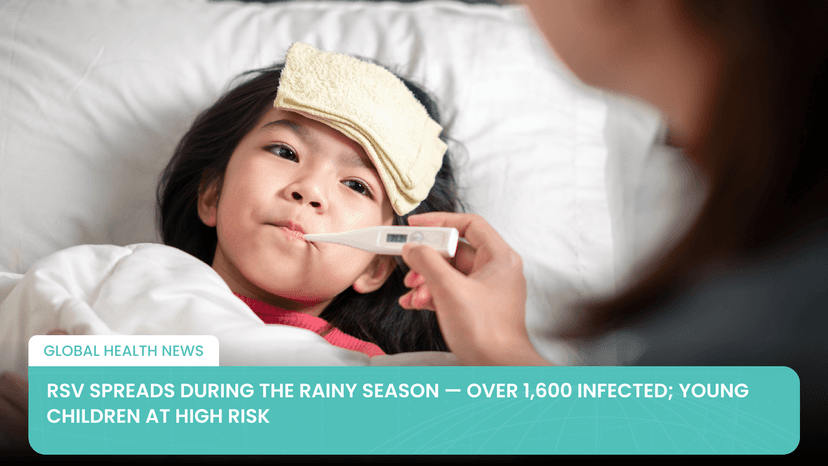 Logo for News - RSV Spreads During the Rainy Season — Over 1,600 Infected; Young Children at High Risk