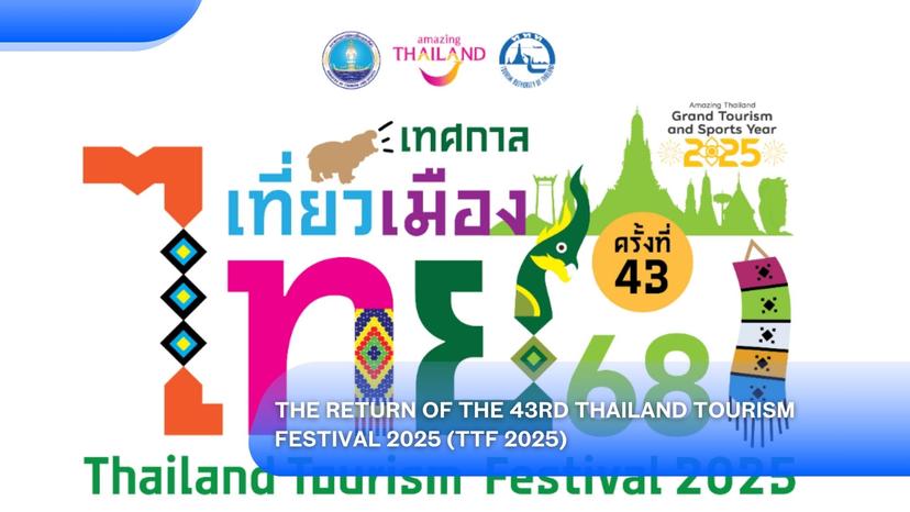 Logo for News - The Return of the 43rd Thailand Tourism Festival 2025 (TTF 2025)