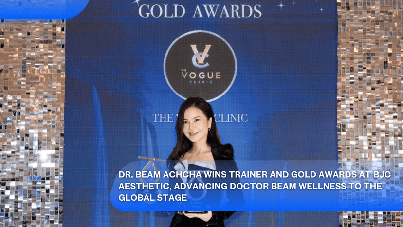 Logo for News - Dr. Beam Ascha Wins Trainer and Gold Awards at BJC Aesthetic, Advancing Doctor Beam Wellness to the Global Stage