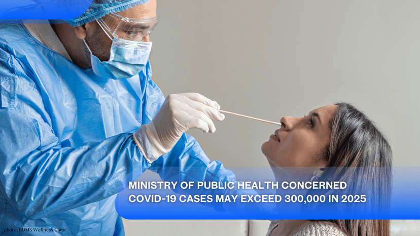 Logo for News - Ministry of Public Health Concerned COVID-19 Cases May Exceed 300,000 in 2025