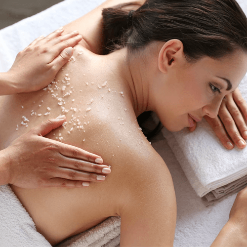 Service Purification and Renewal: Exfoliating Body Scrub & Body Wrap Image
