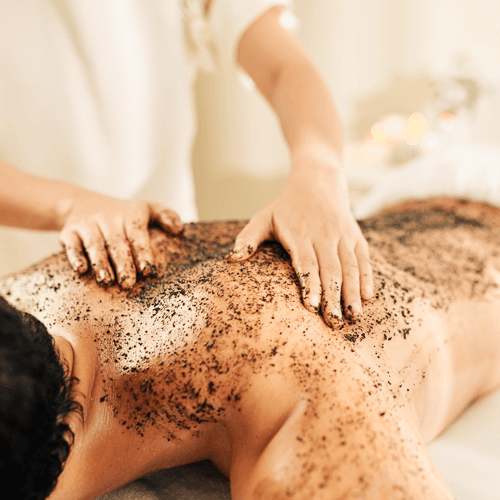Service Elevate Your Well-Being with Body Aroma Massage + Scrub Image