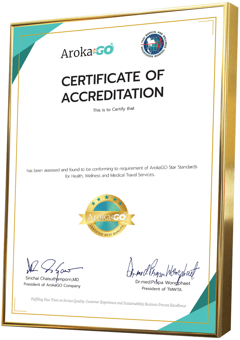 ArokaGO Star Certificate of Accreditation
