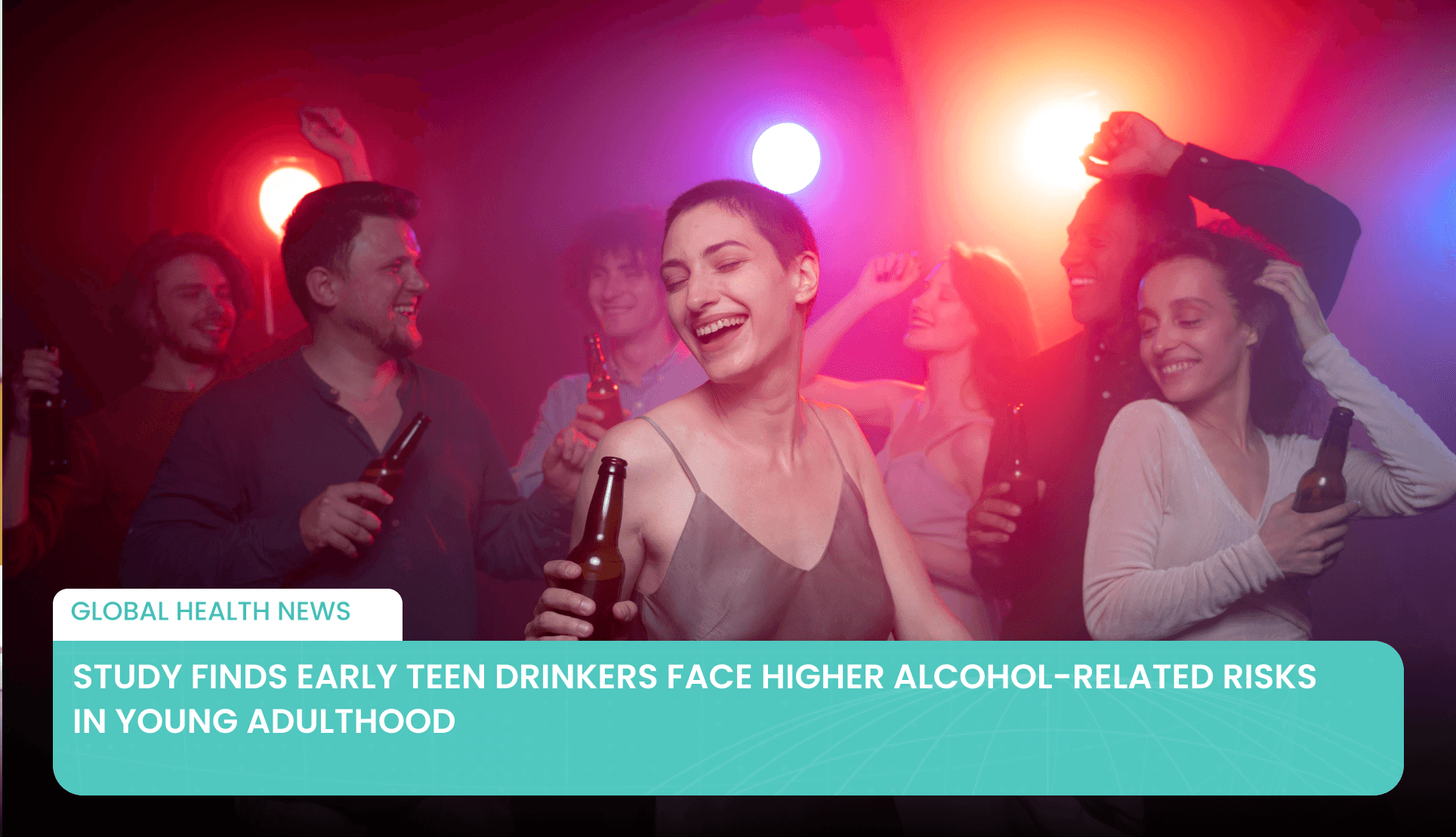 Study Finds Early Teen Drinkers Face Higher Alcohol-Related Risks in Young Adulthood's featured image