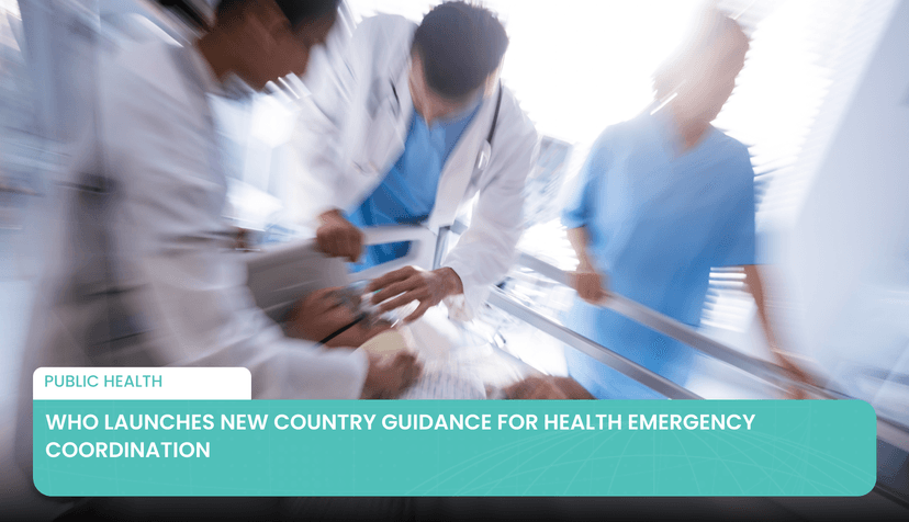 Logo for News - WHO launches new country guidance for health emergency coordination